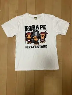 A BATHINGAPE BAPE Tシャツ PIRATE STORE正規品 S