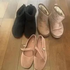 キッズブーツ・バレエシューズ3足まとめ売りPLAISIR ZARA