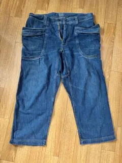 GOHEMP ゴーヘンプ デニムパンツ クロップドパンツ 32 ブルーのサムネイル