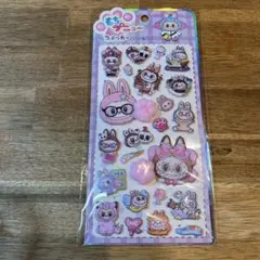 ラブブ Labubu かわいいキャラクター ステッカーセット もちもち