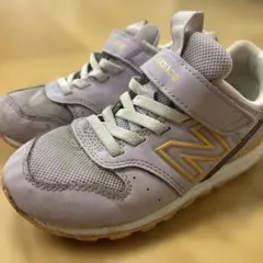 new balance キッズ996 18cm パープル