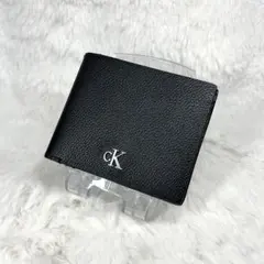 【極美品】CK ブラック 二つ折り財布