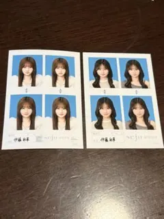 伊藤彩華 seju 証明写真&seju 証明写真vol.2 2枚セット