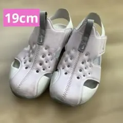 NIKE サンダル　サンレイプロテクト　ピンク　19cm