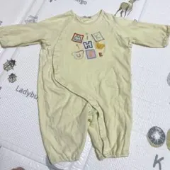 ミキハウス 刺繍ロンパース 70cm