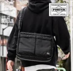極美品　希少 PORTER　ポーター タンカー ショルダーバッグ XL　黒　2層
