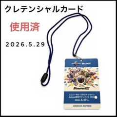 【使用済】USJ Amex 貸切サマーナイト 2026 クレデンシャルカードのサムネイル