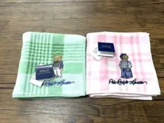 ポロ・ラルフ・ローレン タオルハンカチ 2枚セット