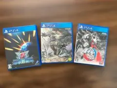PS4 ソフト 3本セット 地球防衛軍5 モンスターハンター 北斗が如く