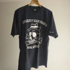 STÜSSY 原宿チャプト限定　スカルデザイン Tシャツ　Ｌ