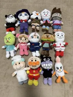 アンパンマン ぬいぐるみ 14体 まとめ売り セット 中古品