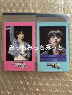 BTS JIN 映画 RUNSEOKJIN ポップコーン トレカ 2種 コンプ