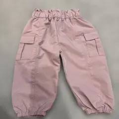 ポケット付きピンク長ズボン 100cm