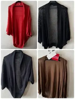 モモンガカーディガンセット LL-3L, 4L、F