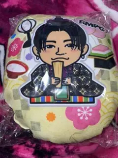 武知海青クッション　ミニクッション