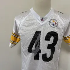 NFL スティーラーズ ポラマル 43 Reebok L ユニフォーム L-94