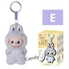 ラブブ イニシャル Eぬいぐるみ アルファベット Labubu 【正規品】㊾