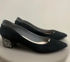 DIANA バッククロス×グリッターパンプス