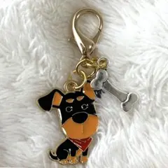 犬チャーム ミニチュアピンシャー　ドーベルマン　犬　ドッグ　動物　dog ペット