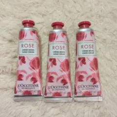 ロクシタン ローズ ハンドクリーム 30ml 3本セット