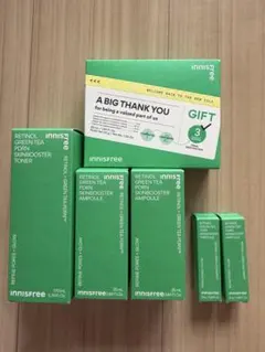 innisfree レチノール グリーンティー スキンブースターセット