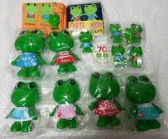 新品.キューピーコーワ70周年記念等　ケロ・コロちゃん　大・中・小他セット