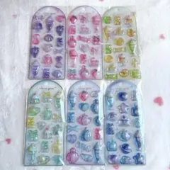 【6枚セット】クーリア クリアジェムステッカー ウォーターシール コンプリート