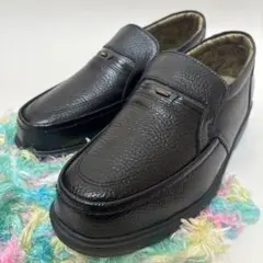 【THREE COUNTRY】新品 幅広4Eコンフォート ビジネスシボ加工 牛革