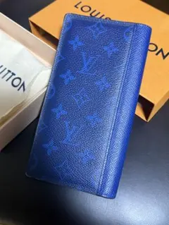 LOUIS VUITTON モノグラム 長財布 ブルー
