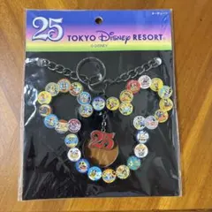 東京ディズニーリゾート 25周年記念 キーチェーン