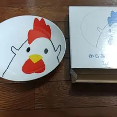 からあげクン  キッズポンチョレッド2＋からあげクンお皿1