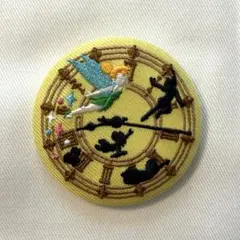 ディズニー　刺繍缶バッジ〈ピーターパン〉