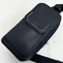 現行✨ポールスミス Paul Smith ボディバック マルチストライプ レザー