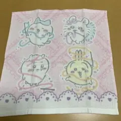 ちいかわ　ハチワレ　うさぎ　モモンガ　しまむら　コラボ　ハンドタオル　リボンのサムネイル