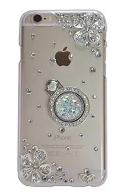 iPhone14plus用クリスタル装飾ケース07