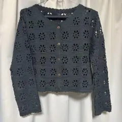 グラニースクエア カーディガン