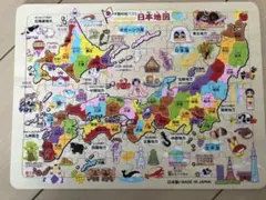 知育　木製　日本地図パズル