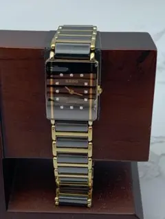 RADO ラドー jubile レディース 腕時計 ゴールド ブラック※不動