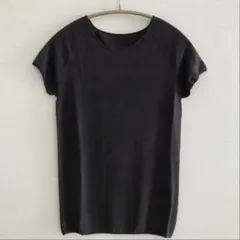 洗えるシルクニット　ホールガーメント 半袖のサムネイル
