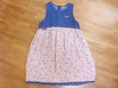 【130cm】　デニムのワンピース