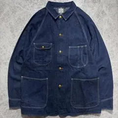 極美品 orSlow 1950 デニム カバーオール インディゴ 3 日本製のサムネイル