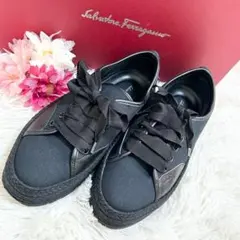 Salvatore Ferragamo フェラガモ スニーカー ブラック 6のサムネイル