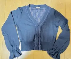 axes femme 青*紺色カーディガン 値下げ交渉可能！