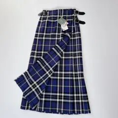 未使用✨ピン付　O’NEIL of DUBLIN プリーツ ロングスカート 青