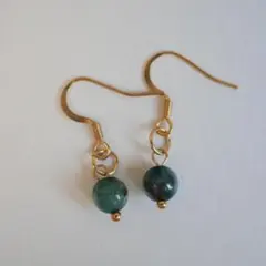 天然石 一粒ピアス