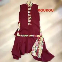 横浜中華街 ROURou チャイナトップス＆スカート セットアップ