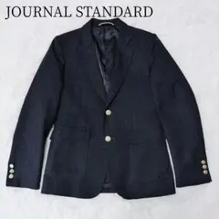 紺ブレ 金ボタン テーラードジャケット ネイビー 通勤 春