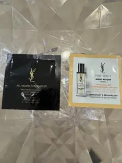 サンローラン PURE SHOTS SERUM オールアワーズファンデ サンプル