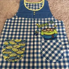 【未使用】トイストーリー　エイリアン　キャラクター　エプロン