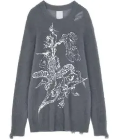 NUTEMPEROR/ナットエンペラー - CREW NECK SWEATER NUTEMPEROR / ナットエンペラー - MOCK NECK SWEATER (WHITE